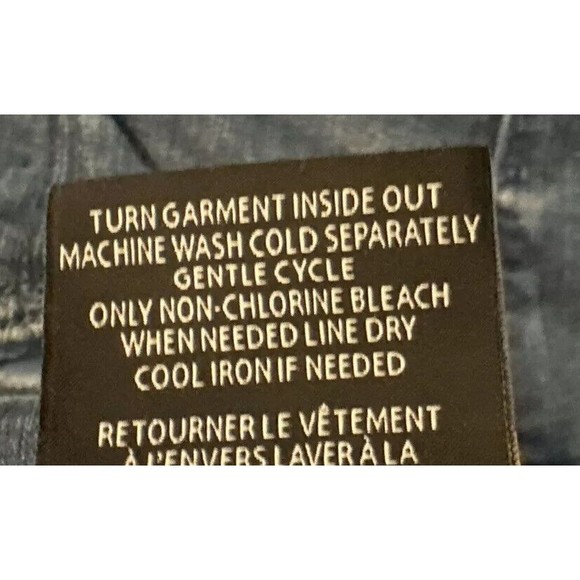 Eva Longoria Flare Distressed Slit Women’s Blue Denim Jeans Size 12 - Picture 7 of 16